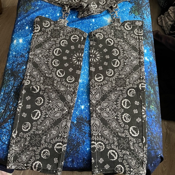 NWT Dolls Kill Poster GrI After Sundown Convertible Pants Size L - Picture 10 of 12